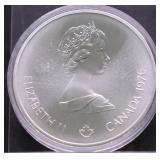 1976 CANADA SILVER 10 DOLLARS GEM