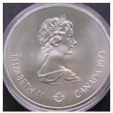 1973 CANADA SILVER 10 DOLLARS GEM
