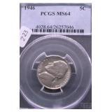 1946 PCGS MS64 JEFFERSON NICKEL