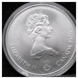 1976 CANADA SILVER 5 DOLLARS GEM