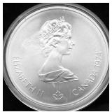 1974 CANADA SILVER 5 DOLLARS GEM