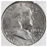 1963 FRANKLIN HALF DOLLAR CHOICE BU