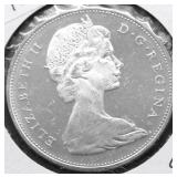 1965 CHOICE BU CANADA SILVER DOLLAR