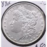 1882 MORGAN DOLLAR AU