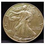 GOLD PLATED SILVER EAGLE