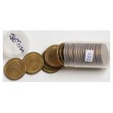 25 (ROLL) THOMAS JEFFERSON PRESIDENT DOLLARS