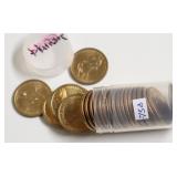 25(ROLL) WM  HENRY HARRISON PRESIDENT DOLLARS