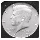 1965 CHOICE BU KENNEDY HALF DOLLAR