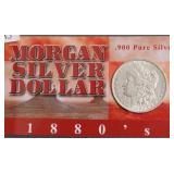 1880 P MORGAN SILVER DOLLAR CHOICE BU