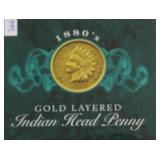 18890"S GOLD LAYERED INDIAN HEAD PENNY
