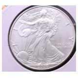 2000 SILVER EAGLE GEM