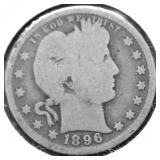 1896 BARBER QUARTER G