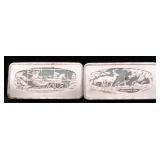 1 OZ  .999 SILVER ART BAR