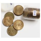 25 SACAJAWEA DOLLARS