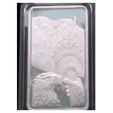 1 OZ  .999 SILVER ART BAR