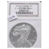 2000 P PF 69 NGC ULTRA CAMEO SILVER EAGLE