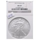 2010 MS69 NGC SILVER EAGLE