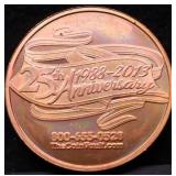 1OZ .999 COPPER ROUND