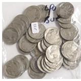 40 BUFFALO NICKELS