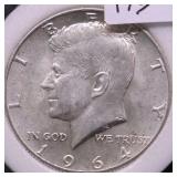 1964 KENNEDY HALF CHOICE BU