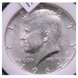 1964 KENNEDY HALF CHOICE BU