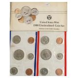 1988 P AND D MINT SET