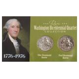 1976 BICENTENNIAL QUARTERS SILVER AND CLAD
