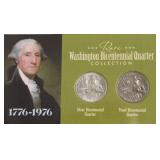 1976 BICENTENNIAL QUARTERS SILVER AND CLAD