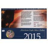 2015 COLORIZED SILVER EAGLE