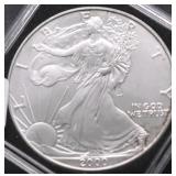 2000 SILVER EAGLE GEM