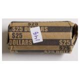 ROLL OF SUSAN B ANTHONY DOLLARS