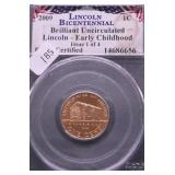 2009 PCGS GEM BU FORMATIVE YEARS LINCOLN CENT