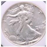 1946 WALKING HALF DOLLAR AU