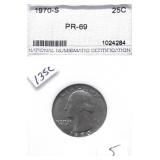 1970 S NNC PR 69 WASHINGTON QUARTER