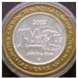 PLAZA GAMING TOKEN SILVER