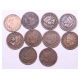 10 INDIAN HEAD CENTS