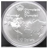CANADA SILVER 10 DOLLARS GEM