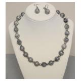 GREY JASPER JEWELRY SET