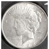 1923 PEACE DOLLAR UNC