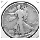 1918 WALKING HALF DOLLAR VG