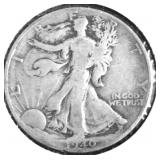 1940 S WALKING HALF DOLLAR G