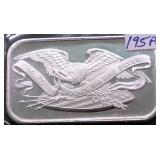 1 OZ .999 SILVER ART BAR