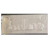 20$ SILVER FOILED REPUBLIC OF LIBERIA BILL