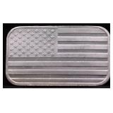 1 OZ .999 SILVER ART BAR
