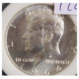 1964 KENNEDY HALF CHOICE BU
