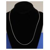 STERLING SILVER SLIDE NECKLACE