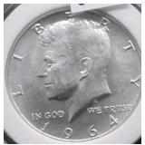 1964 KENNEDY HALF CHOICE BU