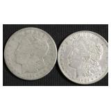 (2) 1921 MORGAN SILVER DOLLARS