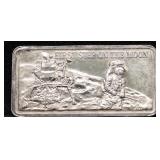 1 OZ .999 SILVER ART BAR