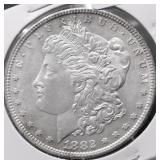 1882 S MORGAN SILVER DOLLAR CHOICE BU